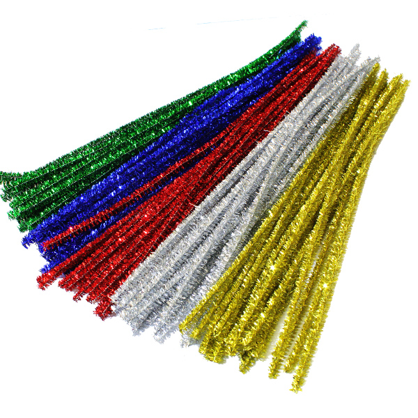 Pack of Coloured Pipe Cleaners 300mm Long