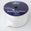 BI7854 White Wedding Car Ribbon