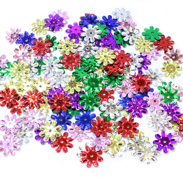 Flowers Confetti Sparkles Shaker 100g - Bright Ideas Crafts