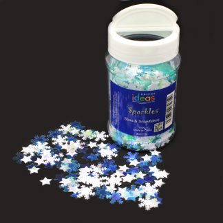 Stars and Snowflakes Confetti Sparkles 100g