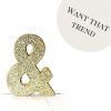 Want that trend- Glitter Letter